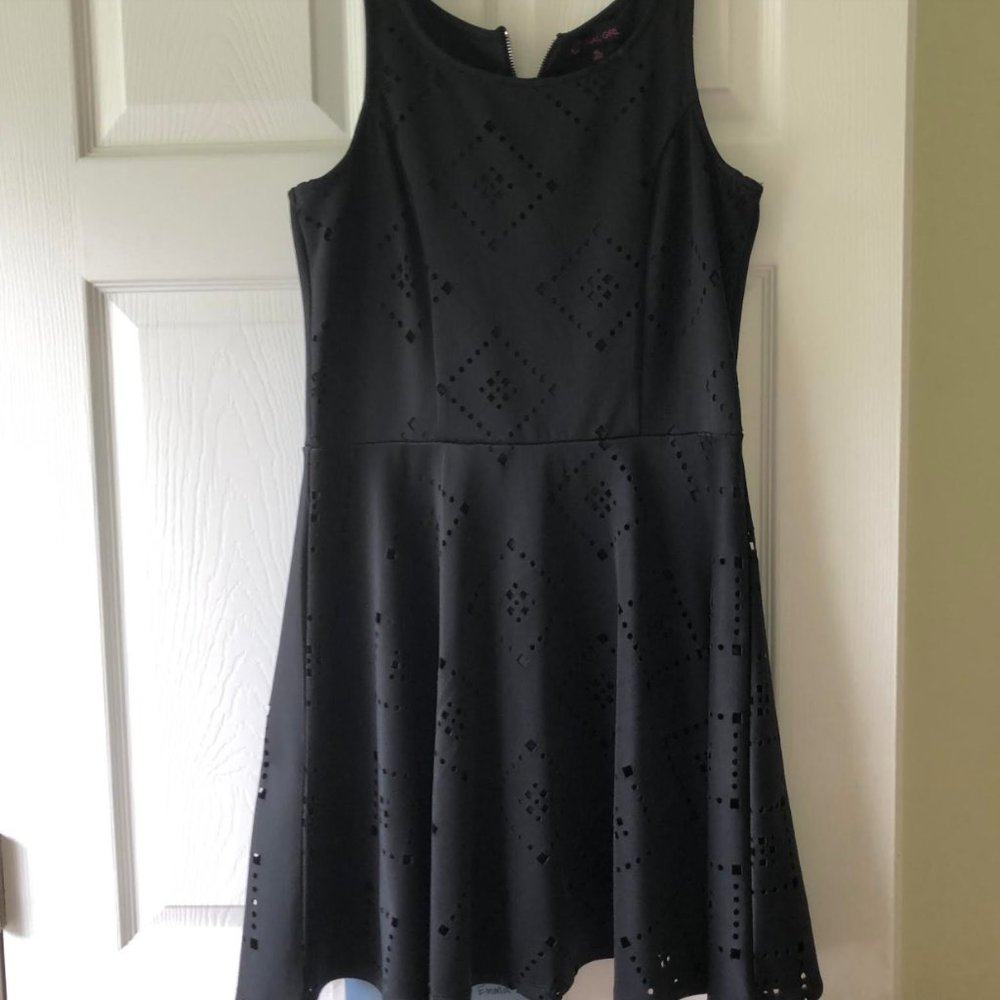 Material Girl black mini dress